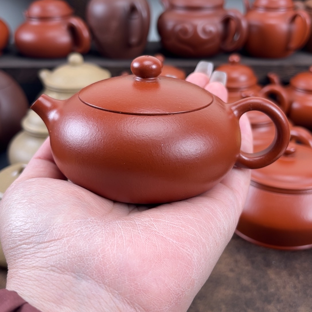 紫砂茶壶全手扁西施130毫升