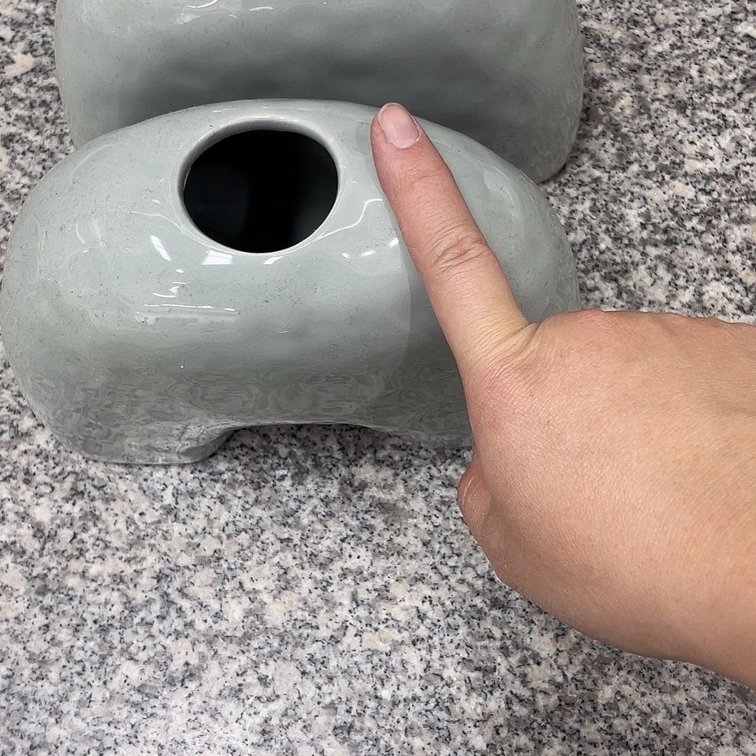 楠***n满25包邮 瑕疵陶瓷不退不换 完美主义者慎拍