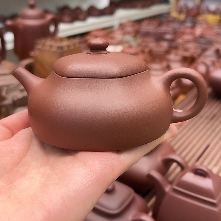 茶壶紫砂六方静乐160cc