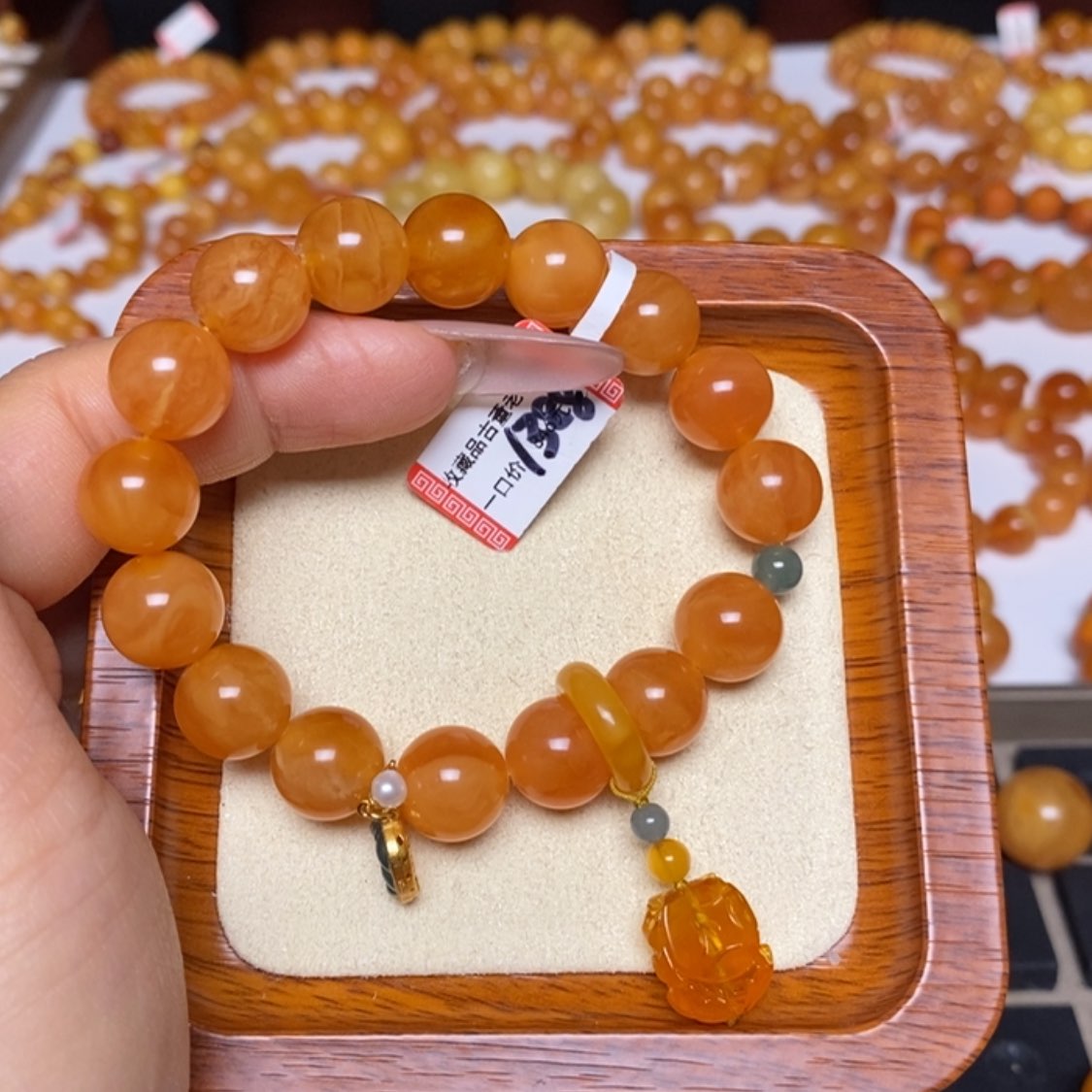 【闪购商品】未镶嵌蜜蜡手链手串