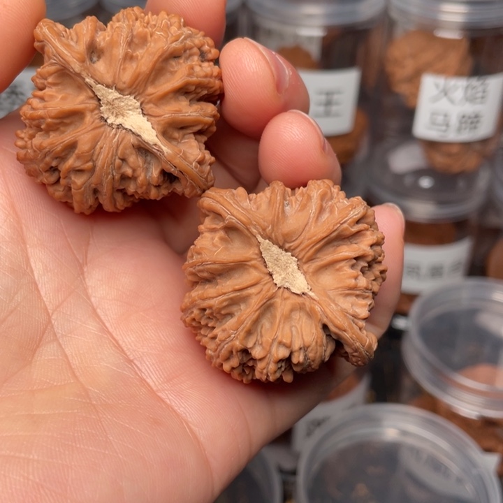 吊坠文玩核桃鹏*红宝石