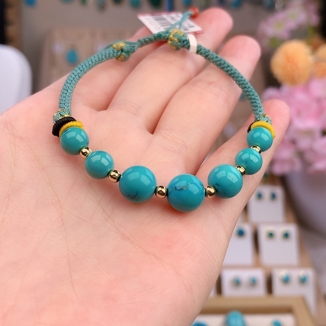 未镶嵌绿松石手链