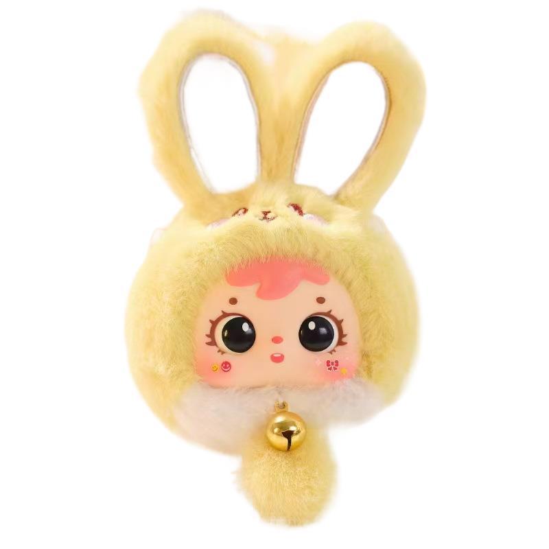 【羊羊羊】samuel新品正版三小毛Mini招财兔盲盒毛绒可爱少女心钥匙