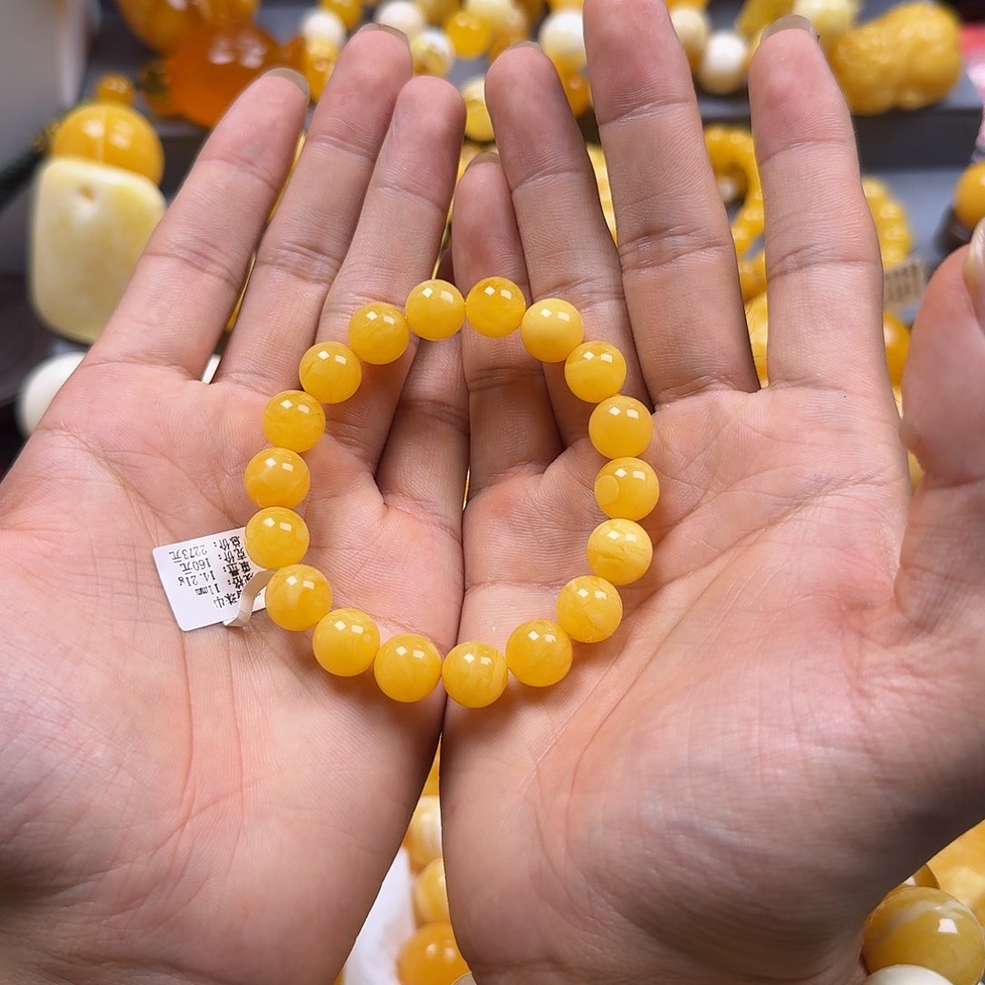 蜜蜡珠宝奇石未镶嵌11mm