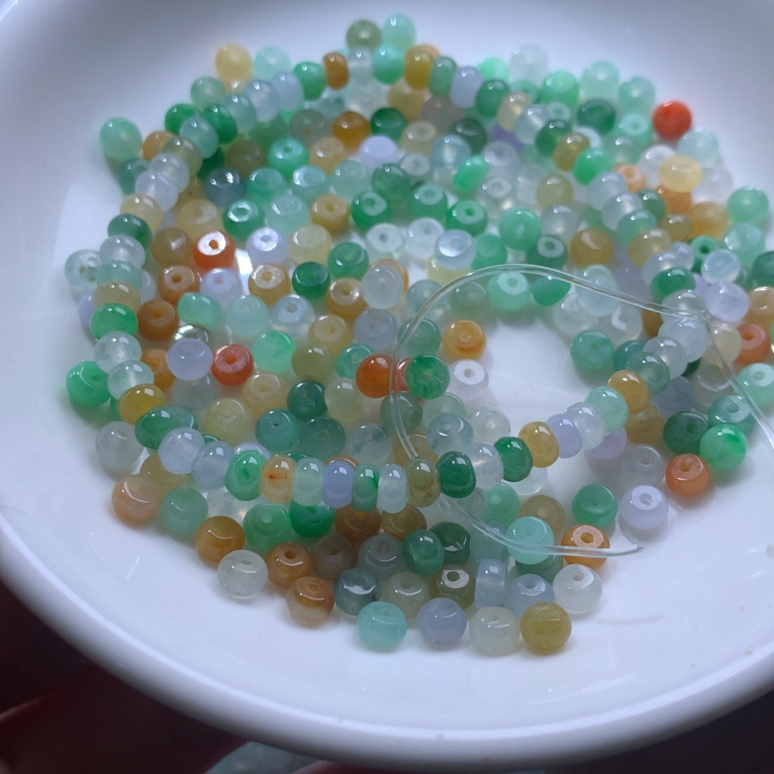 散珠翡翠多样性发货10颗卡4.5算盘