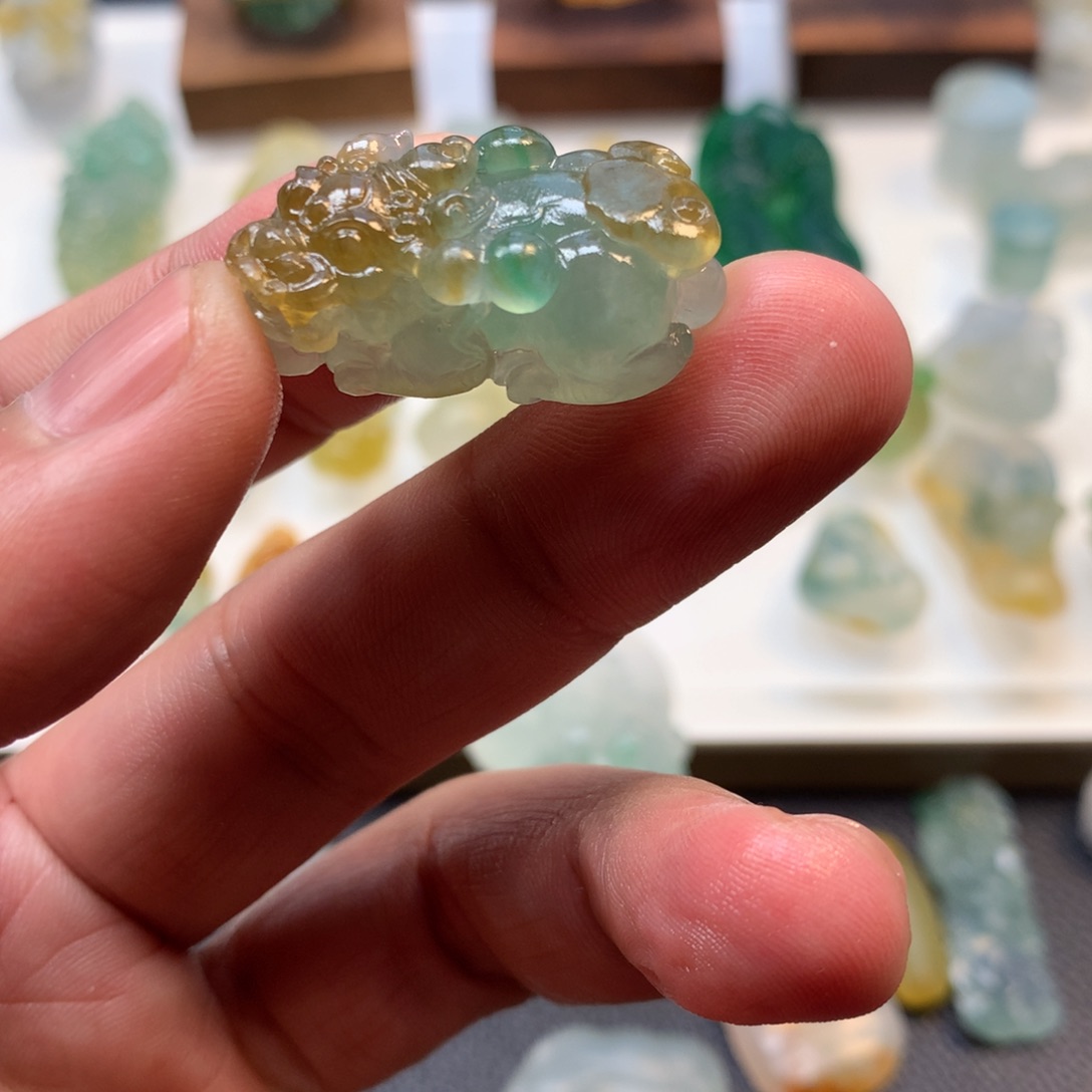 定制翡翠未镶嵌后**期翡翠