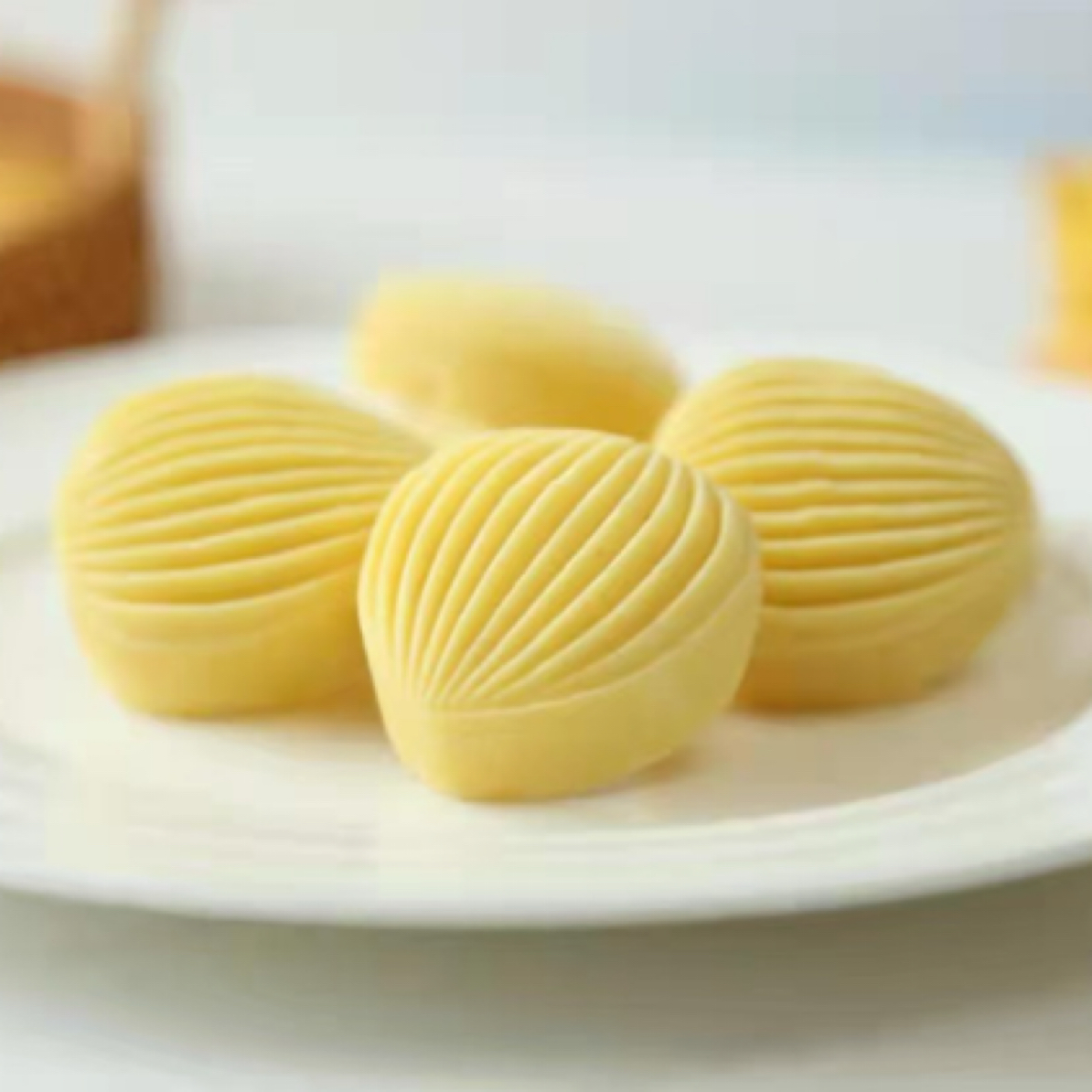 绿豆糕芡实糕营养口感松软美味饱腹感冰镇清凉软糯中式精选盒装