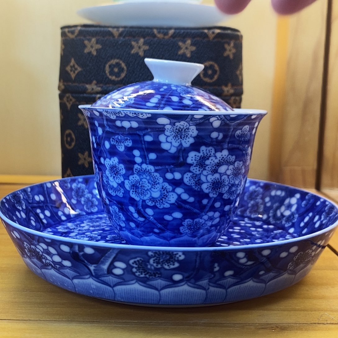 盖碗里的水煮开后