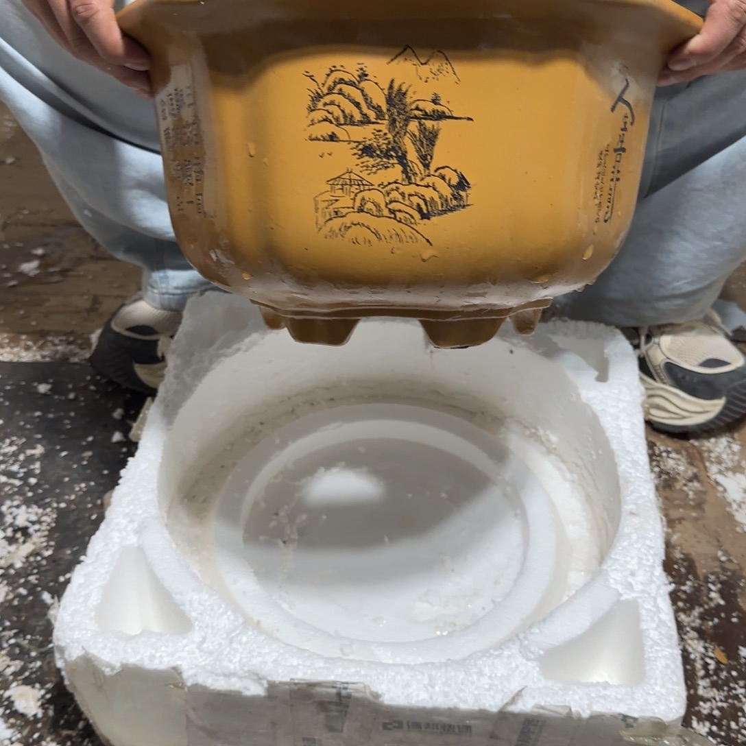 紫砂花盆口径27.15口径