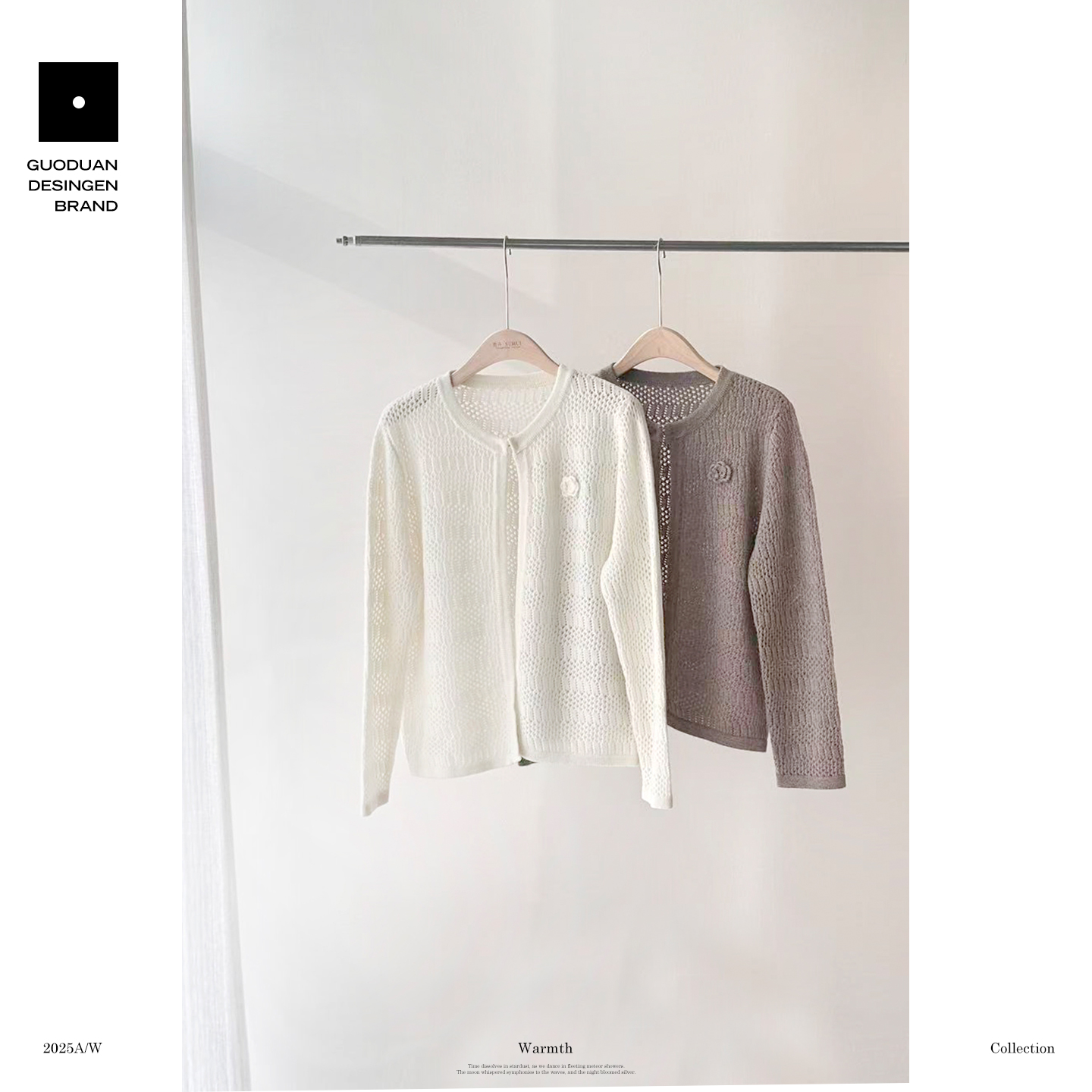 果缎新款圆领针织打底衫百搭镂空薄款 MJK3-KK465