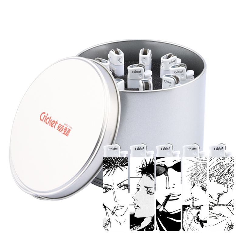 高颜值防爆一次性砂轮打火机礼盒装可广告刻字适合送男女礼物