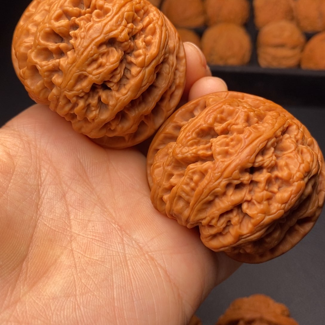 文玩核桃把件秦岭野生核桃