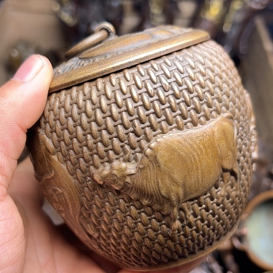 铜制文玩把玩物件