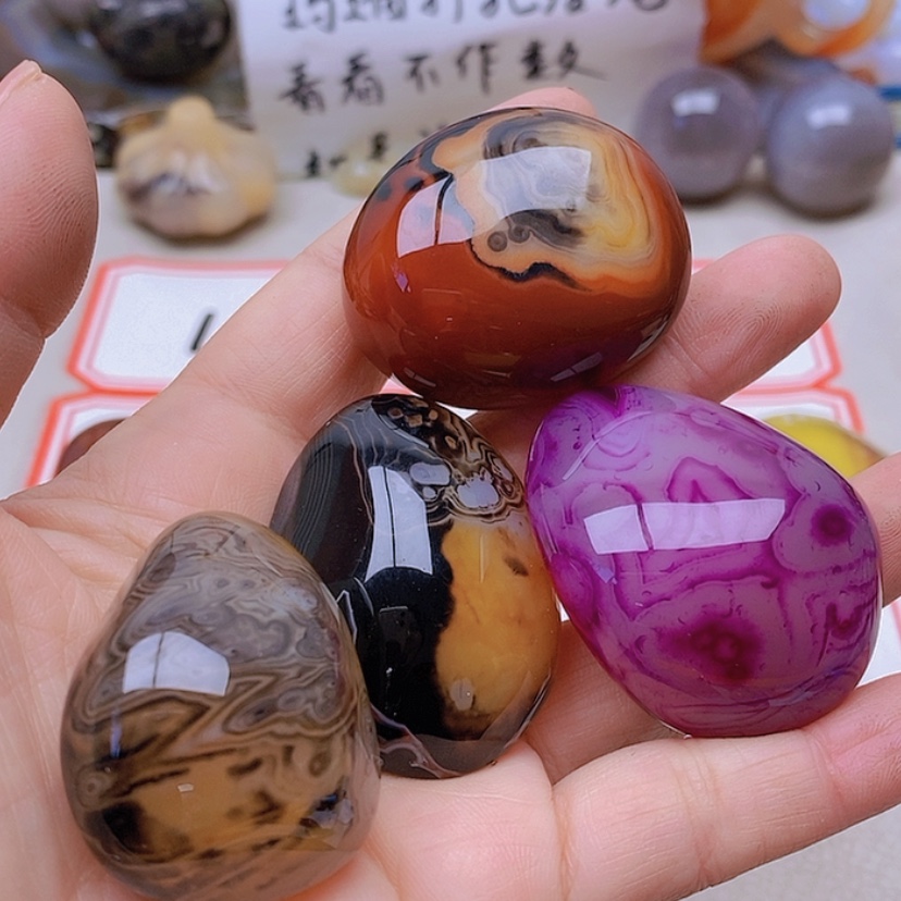 【闪购商品】未镶嵌玛瑙/玉髓珠宝半成品夕****?