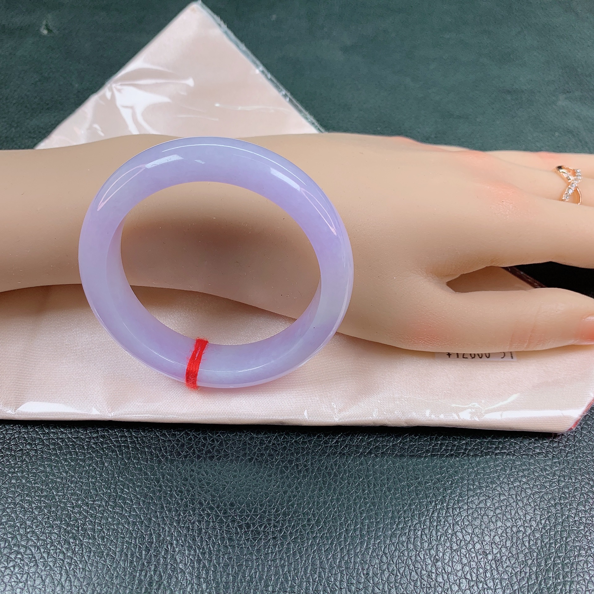 51圈口冰紫色缅甸天然a货翡翠手镯8719编号老坑老料百搭款