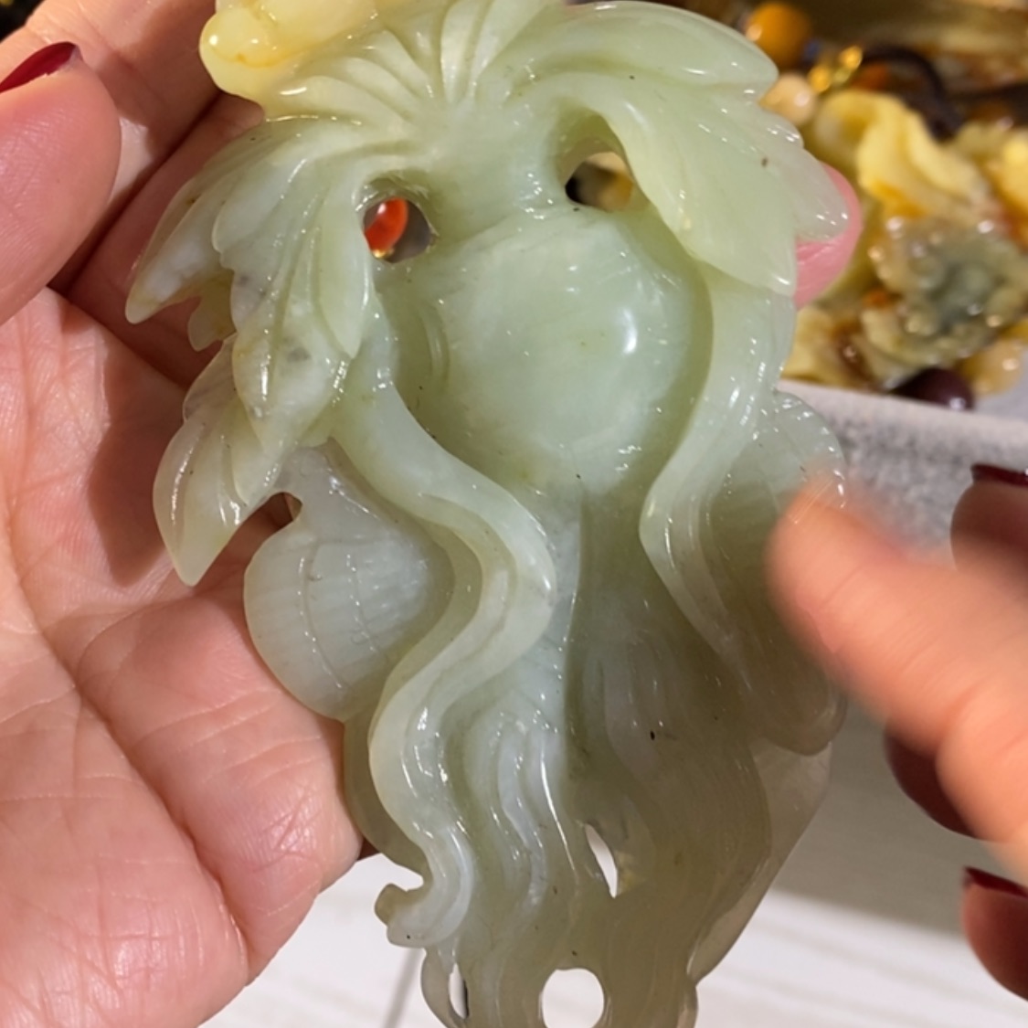【闪购商品】岫玉毛衣链未镶嵌