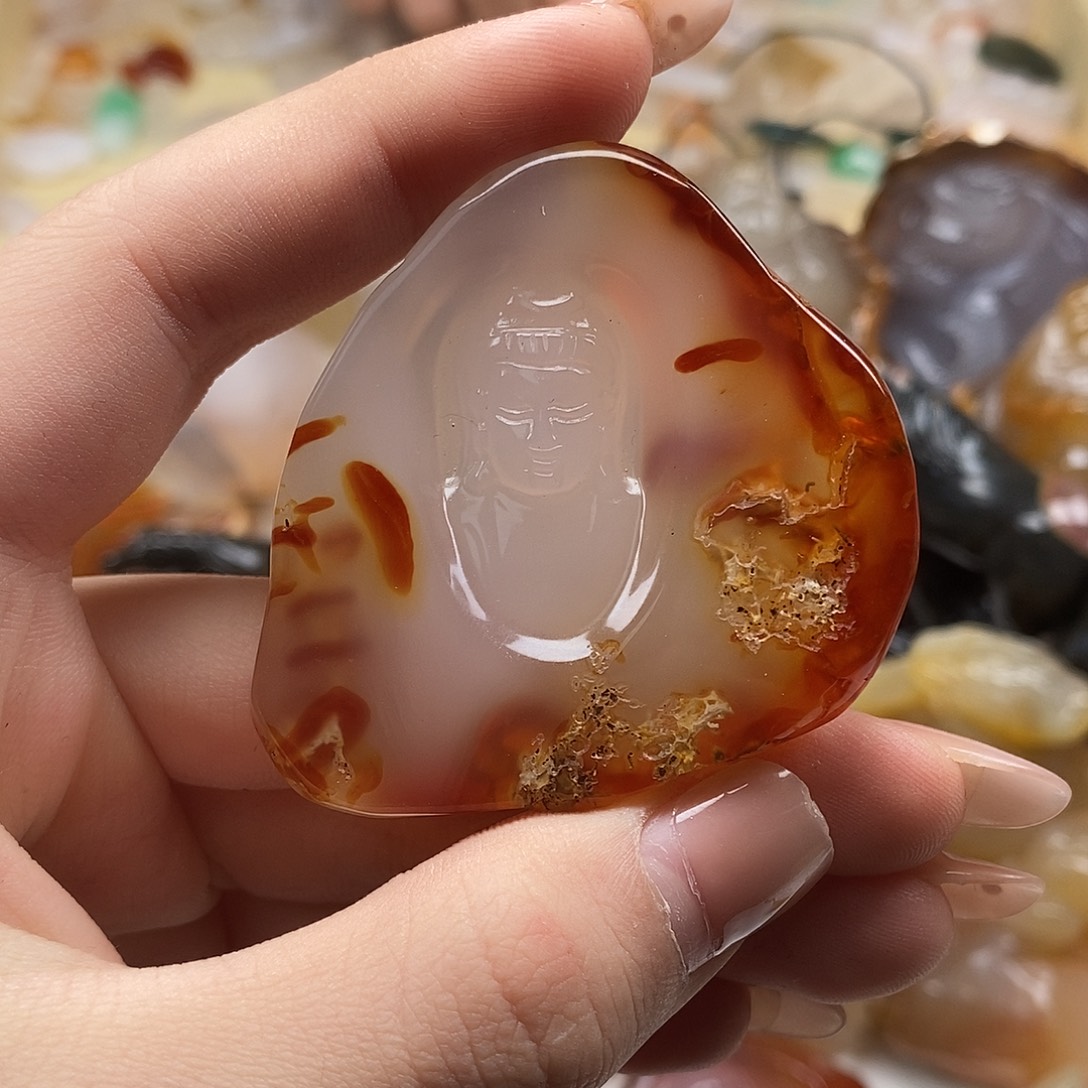 玛瑙/玉髓未镶嵌颈饰