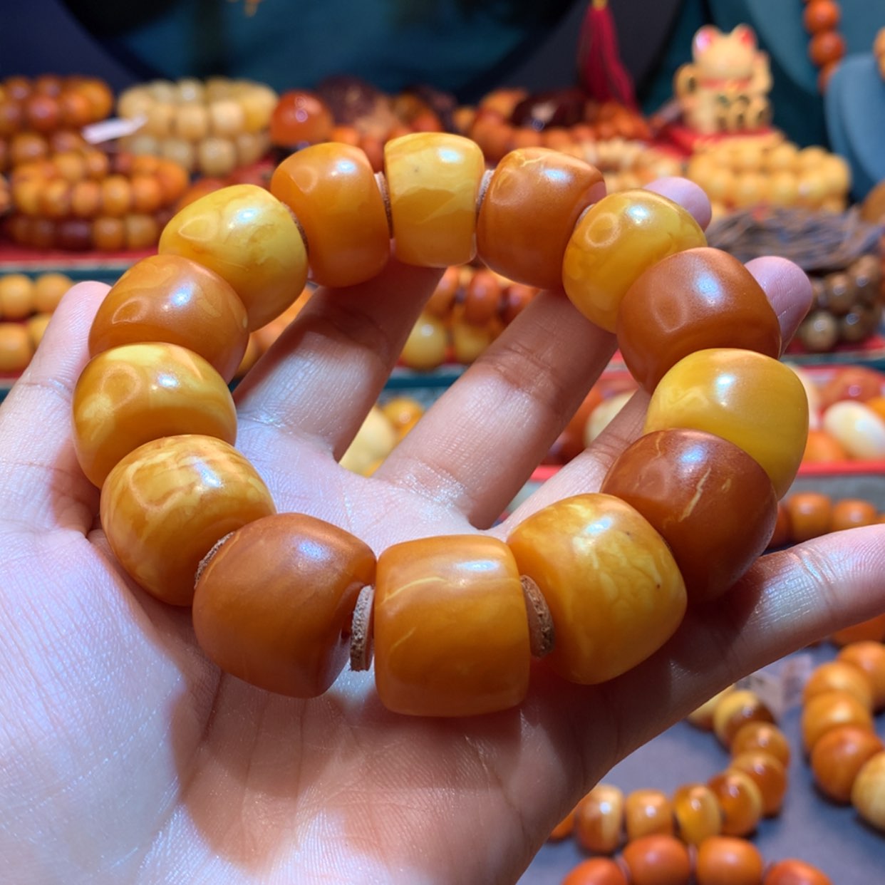 【闪购商品】蜜蜡手串未镶嵌旦蜜蜡手串