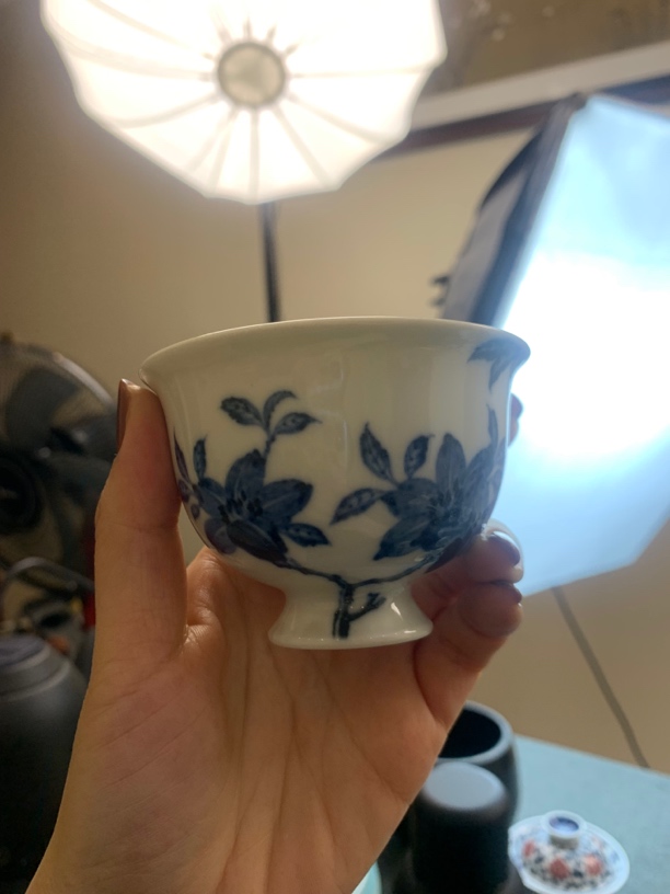 小楼听雨柴窑杜鹃主人杯