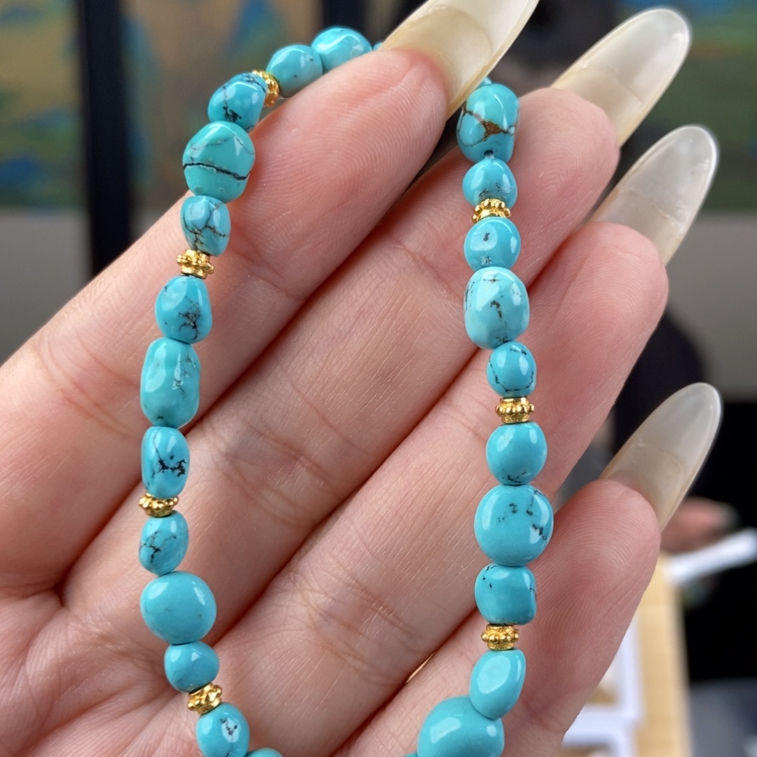 未镶嵌绿松石珠宝奇石