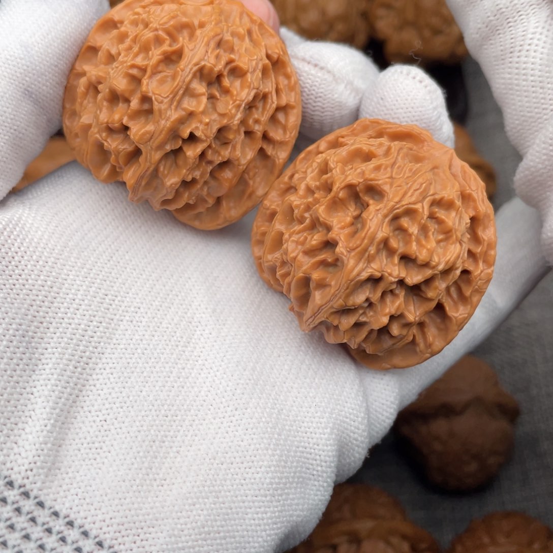 文玩核桃把件42精品苹果