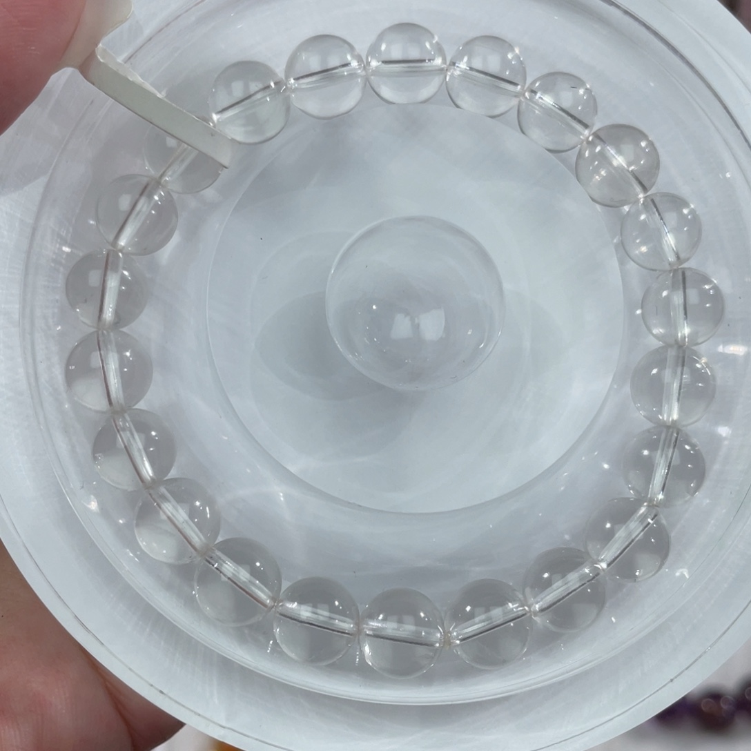 手串水晶未镶嵌009白水晶9m+A