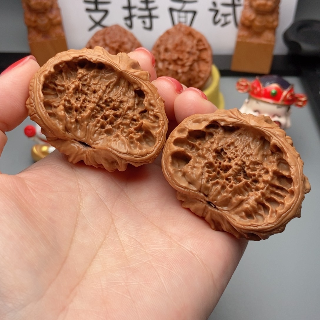 吊坠桃核核桃蛇头52尺