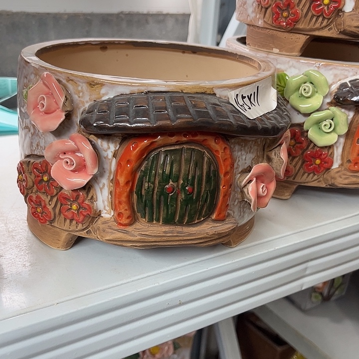 粗陶材质多肉花盆