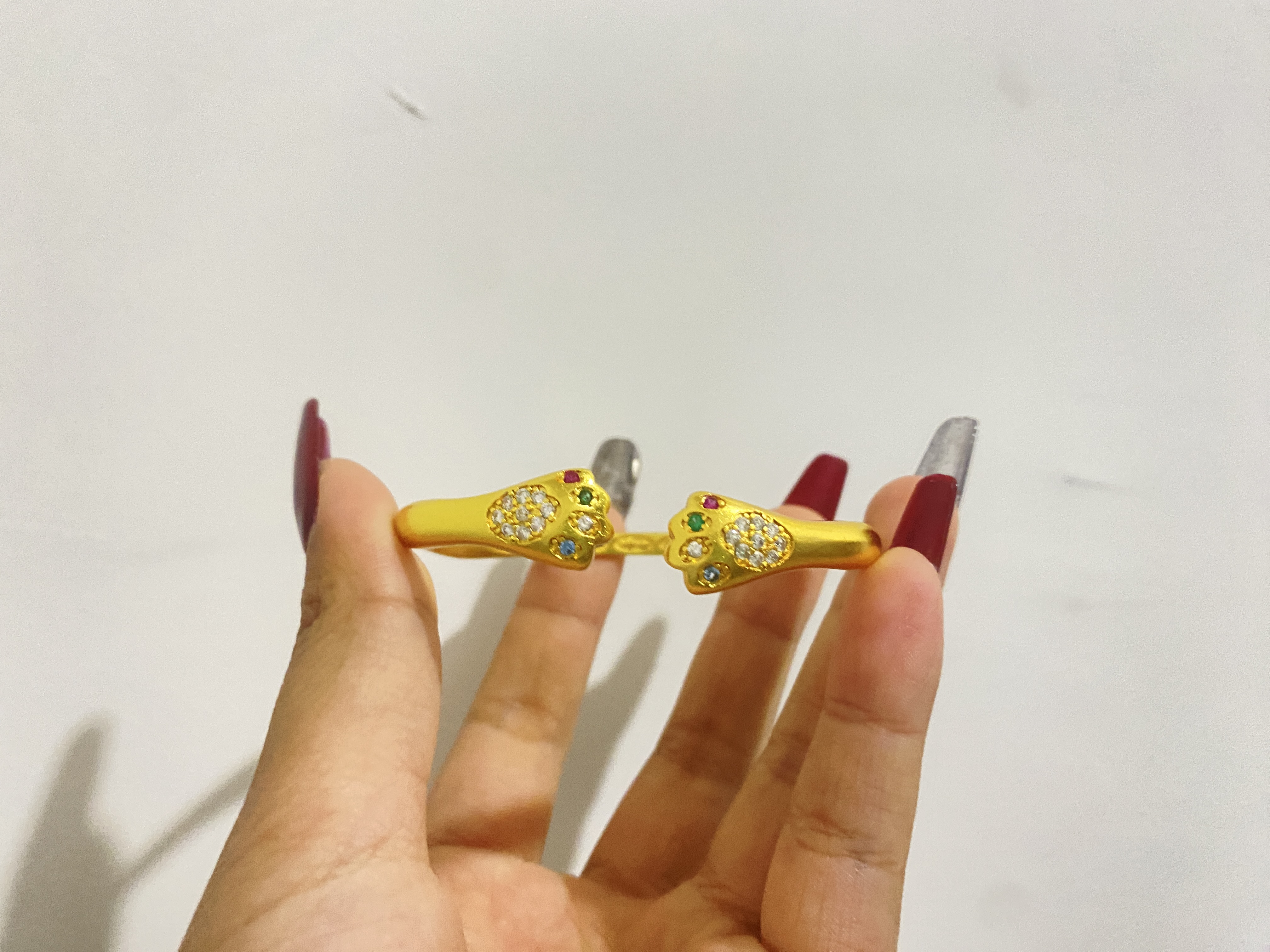 A668-云上猫爪手镯