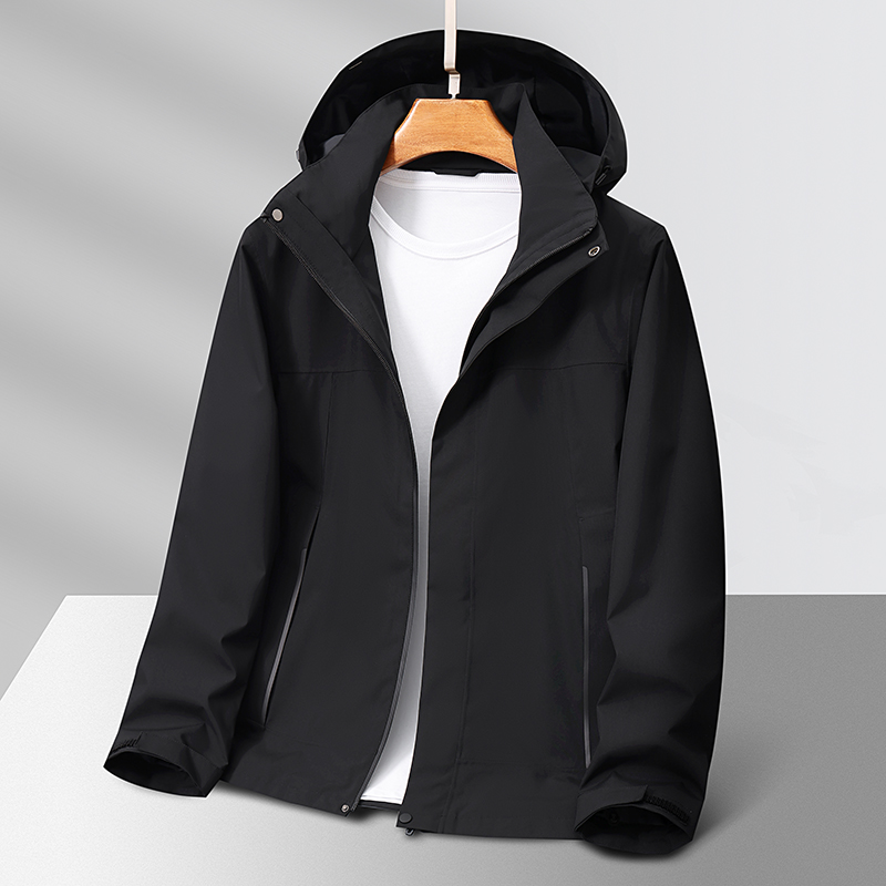 (MOARES摩尔斯）透气防风防水户外加绒骑行冲锋衣登山服66002单冲