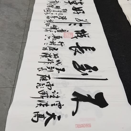 翰墨白武坤老师作品一副