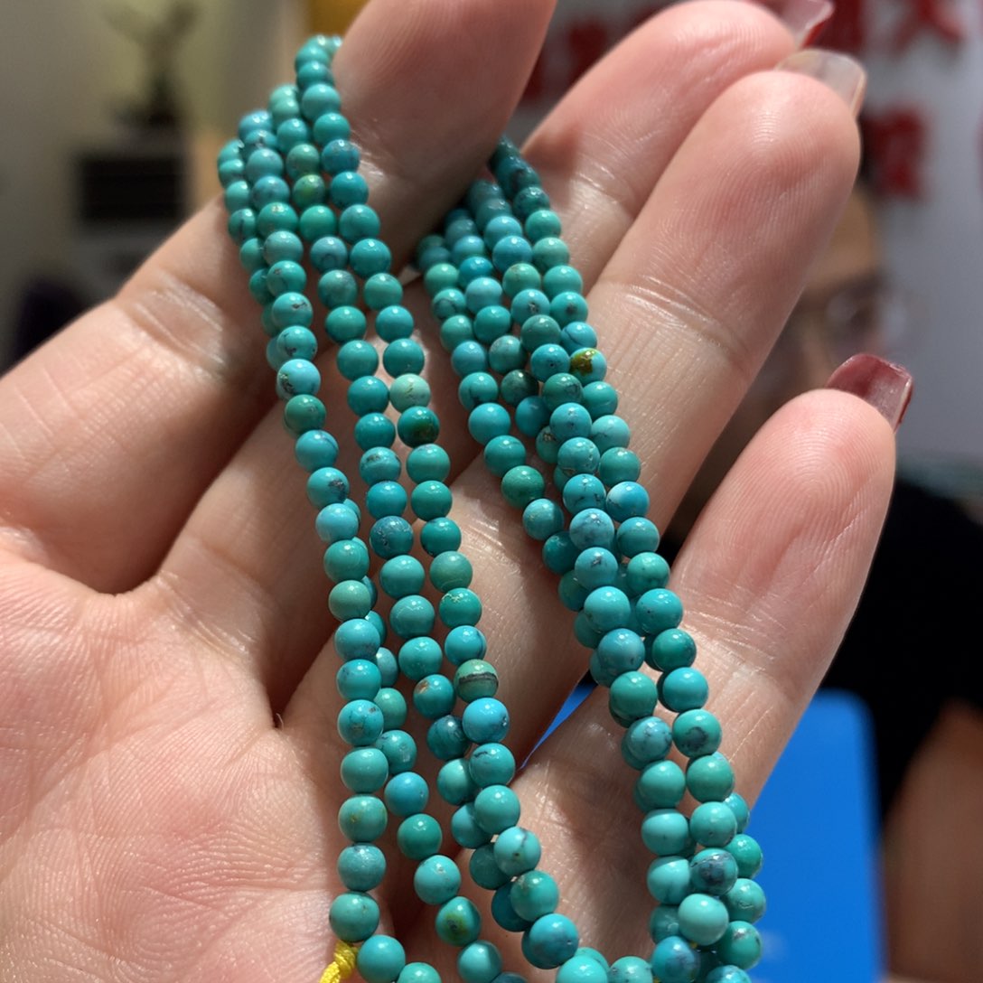 绿松石长链未镶嵌