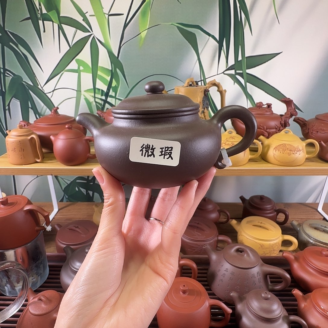 茶壶紫砂微瑕特价国工蒋洁全手工天青泥仿古230