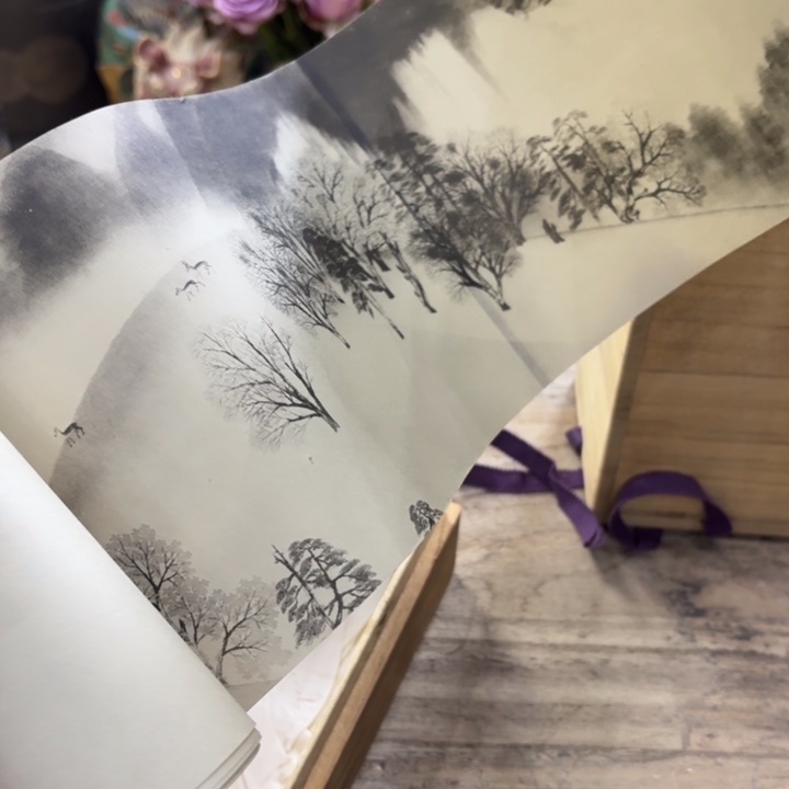 卡纸古美术置物摆件