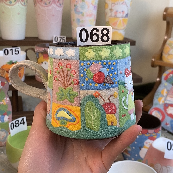 紫砂岩彩杯1111111111111111