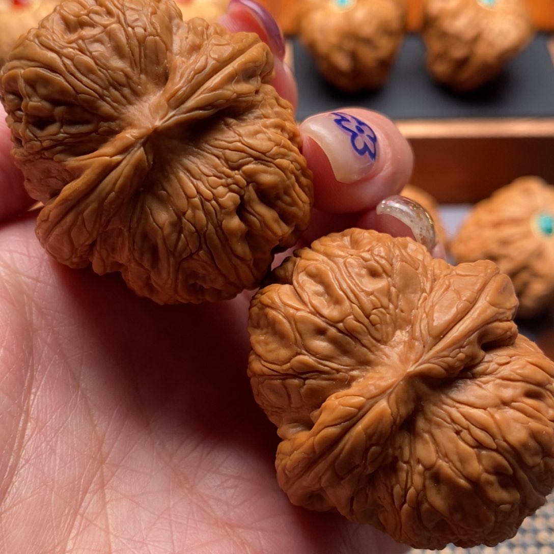文玩核桃把件44尺寸平谷元宝 全品