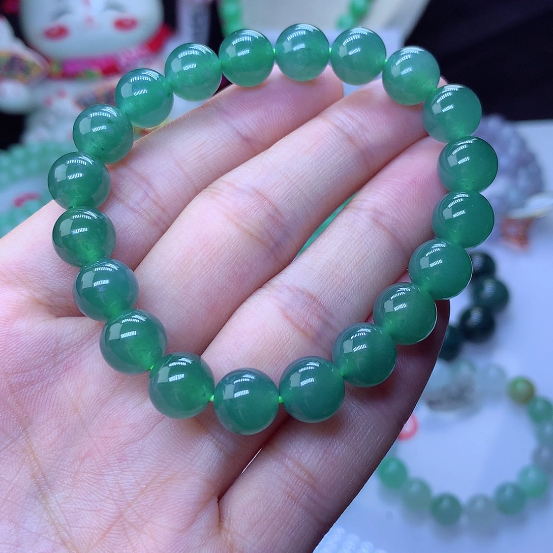 翡翠毛衣链未镶嵌卡10