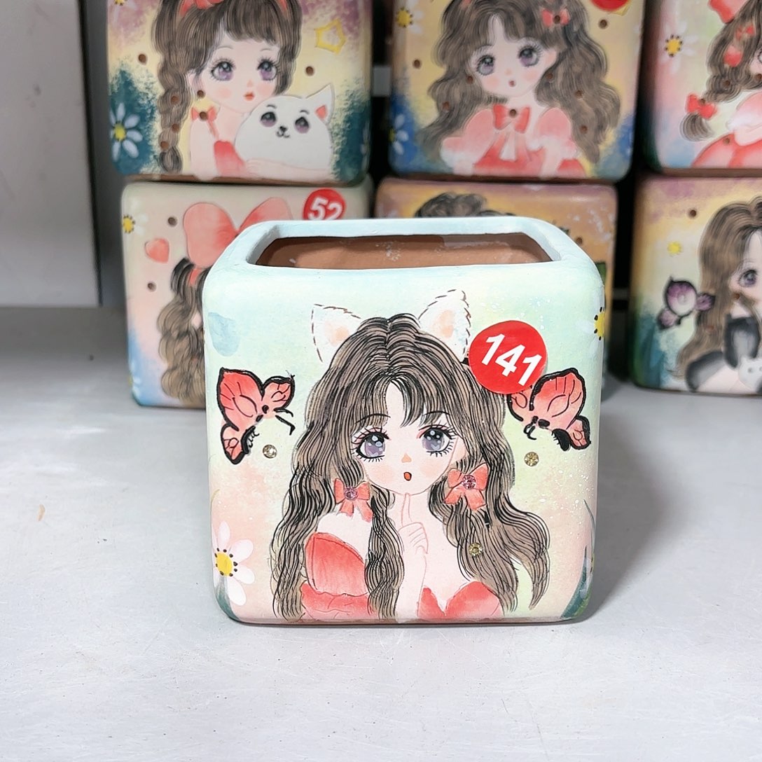 紫砂花盆手工花盆默认微瑕8/10