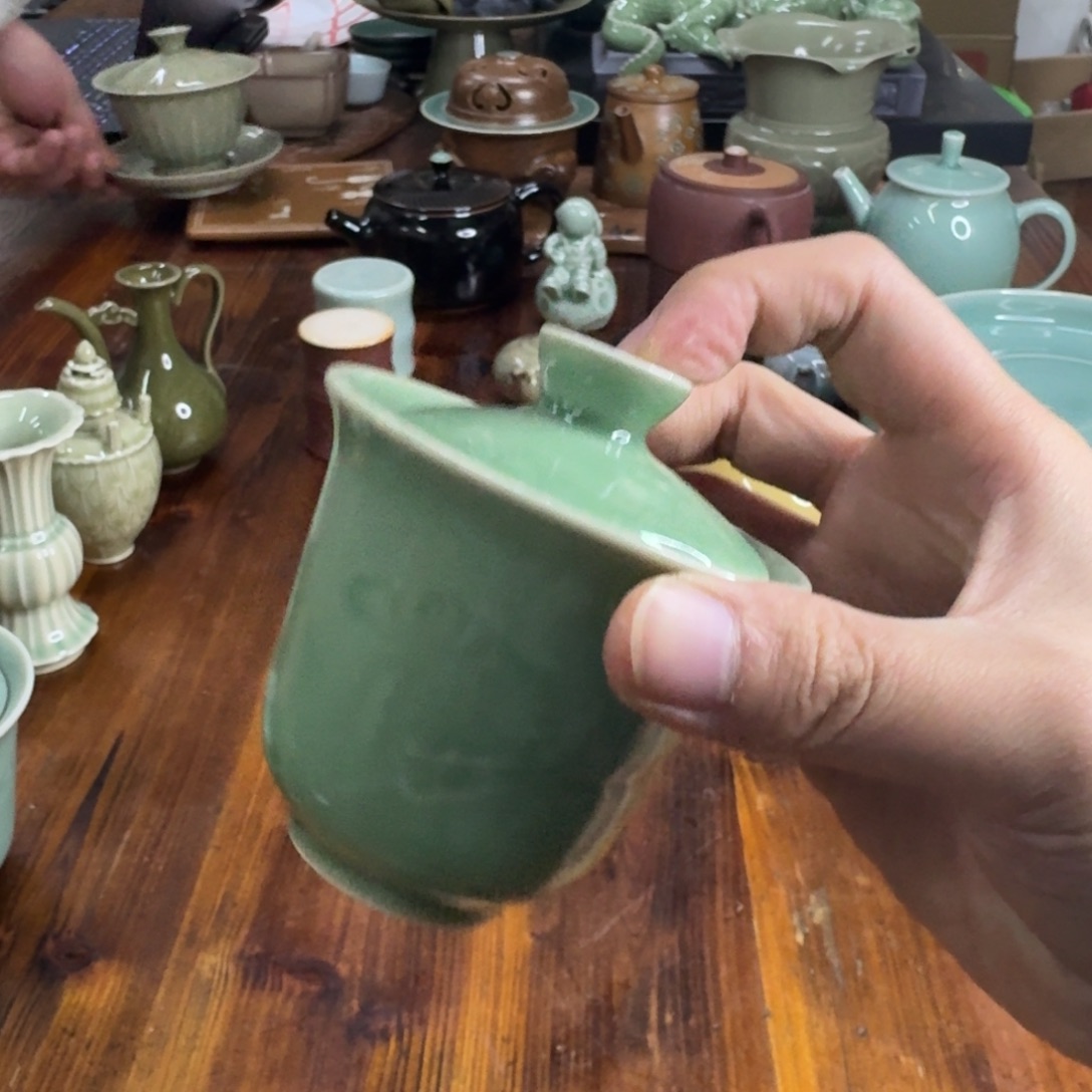 小仲青瓷茶器手工8285
