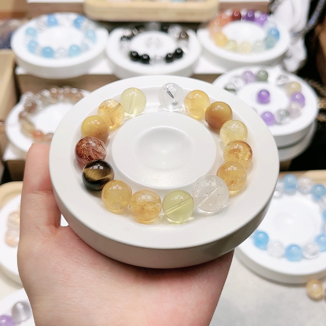 水晶手链未镶嵌?***?天然水晶