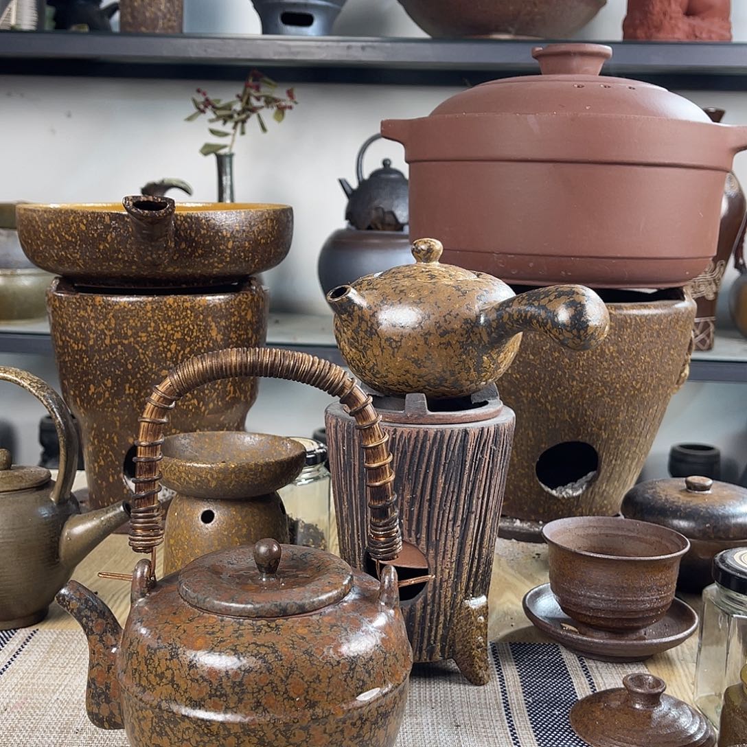 紫砂粗陶实用砂锅