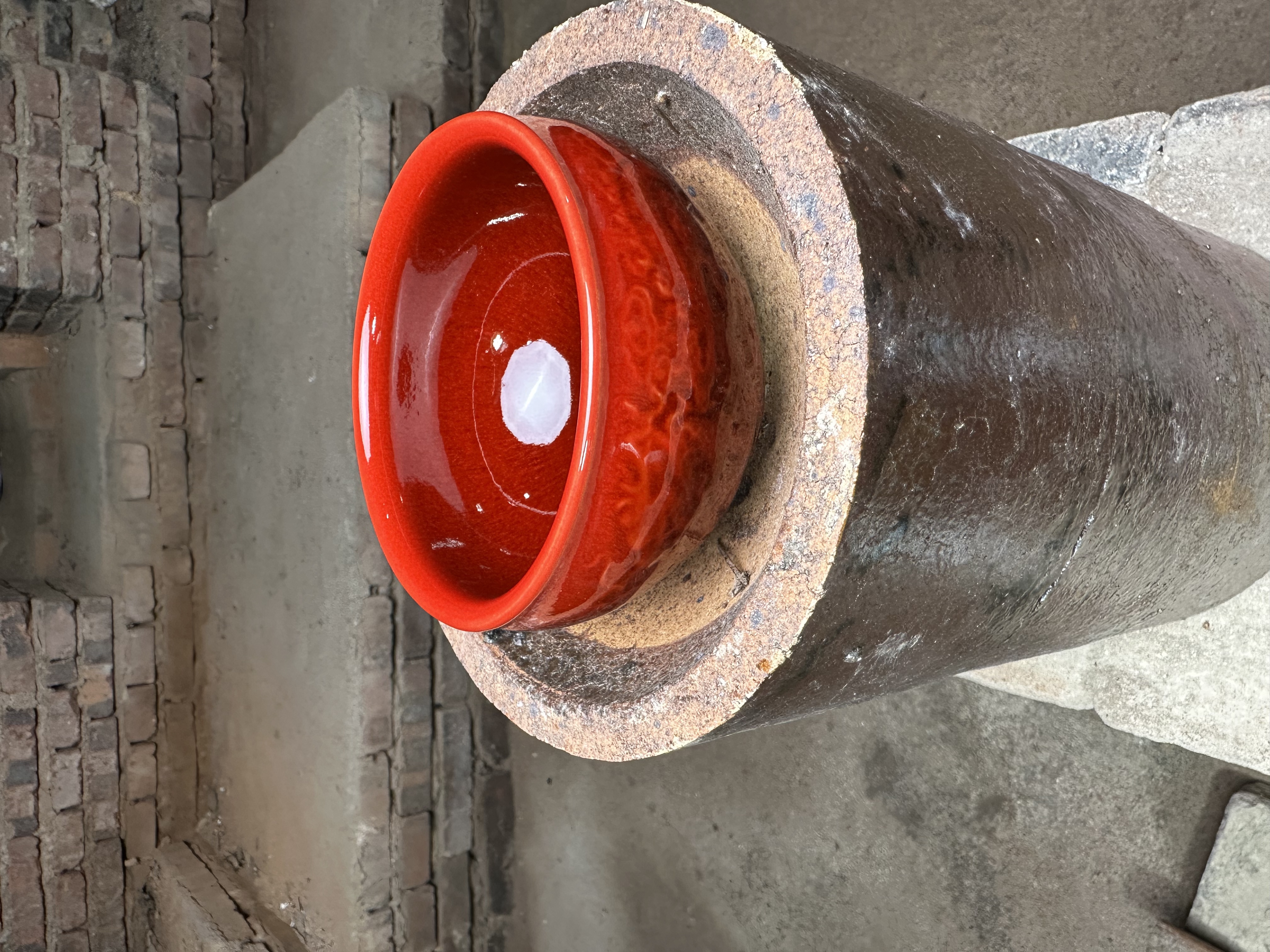 茶杯星越闪购链接   龙凤窑变红主人杯