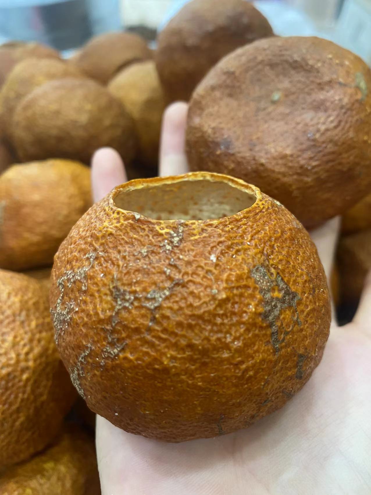 正宗新会2024天马圈枝大红柑壳陈皮可填充茶叶泡茶煲汤