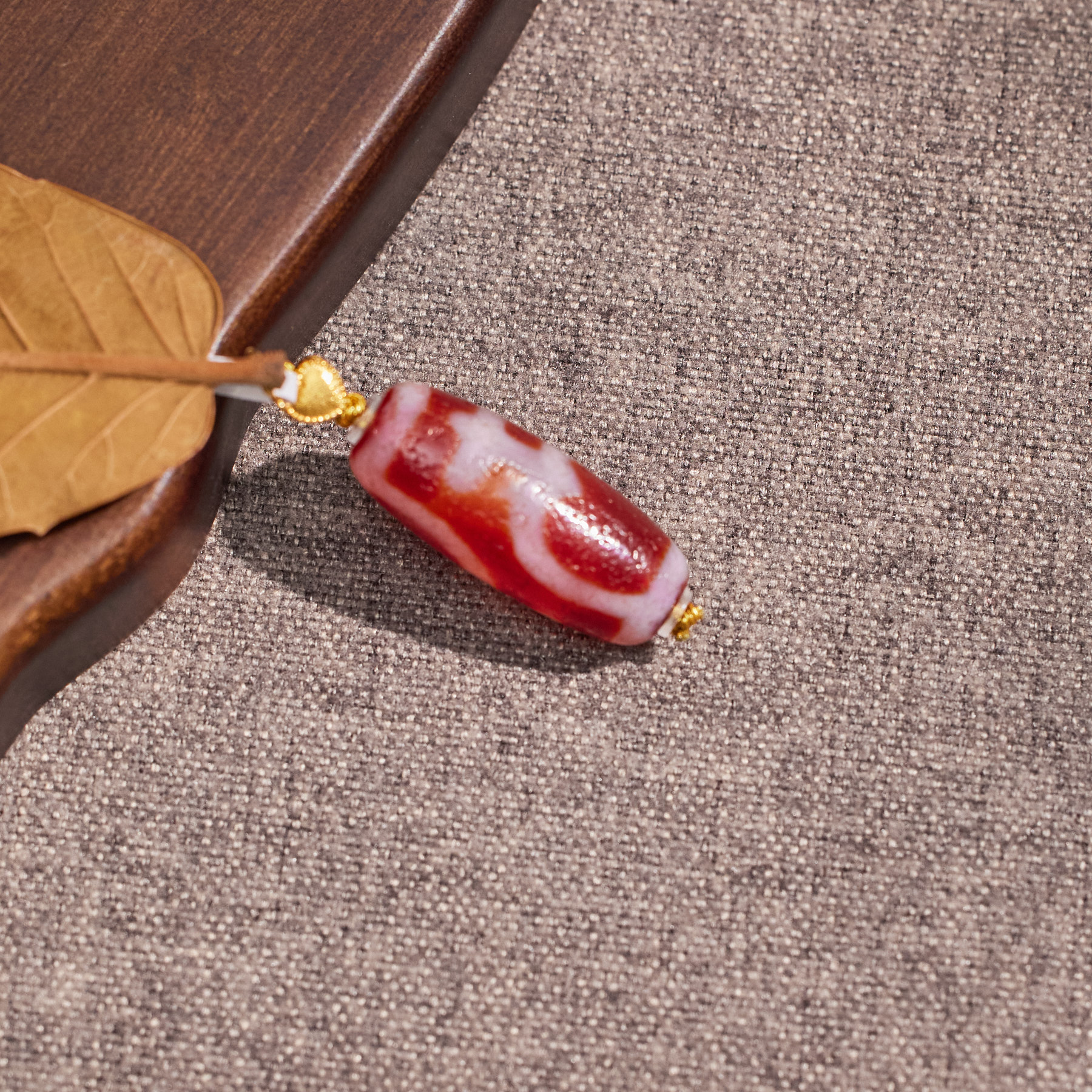 非遗好物分享【歪歪】爱心宝瓶珠珠吊坠*18K金(多样性发一）N58980