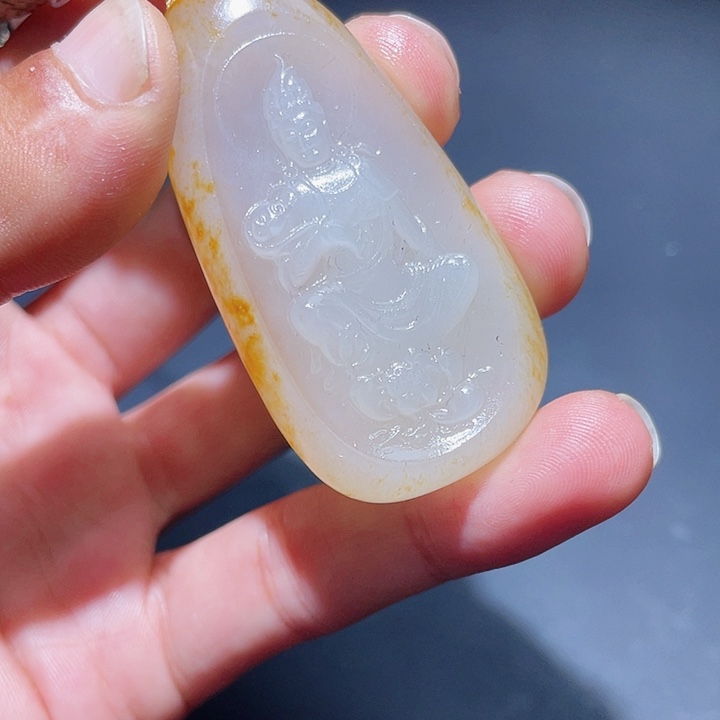 和田玉挂件未镶嵌D2 