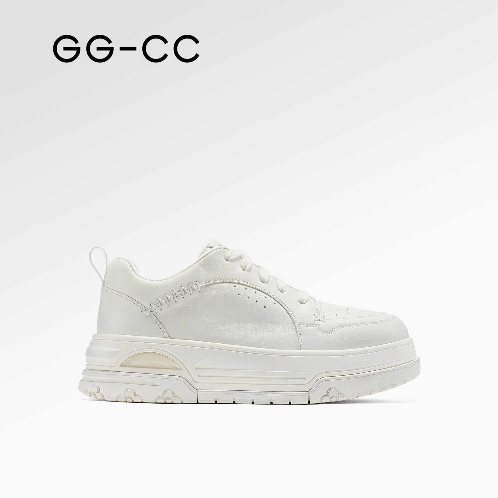 【假期舞步】GGCC2026年春季新款复古做旧厚底板鞋9755