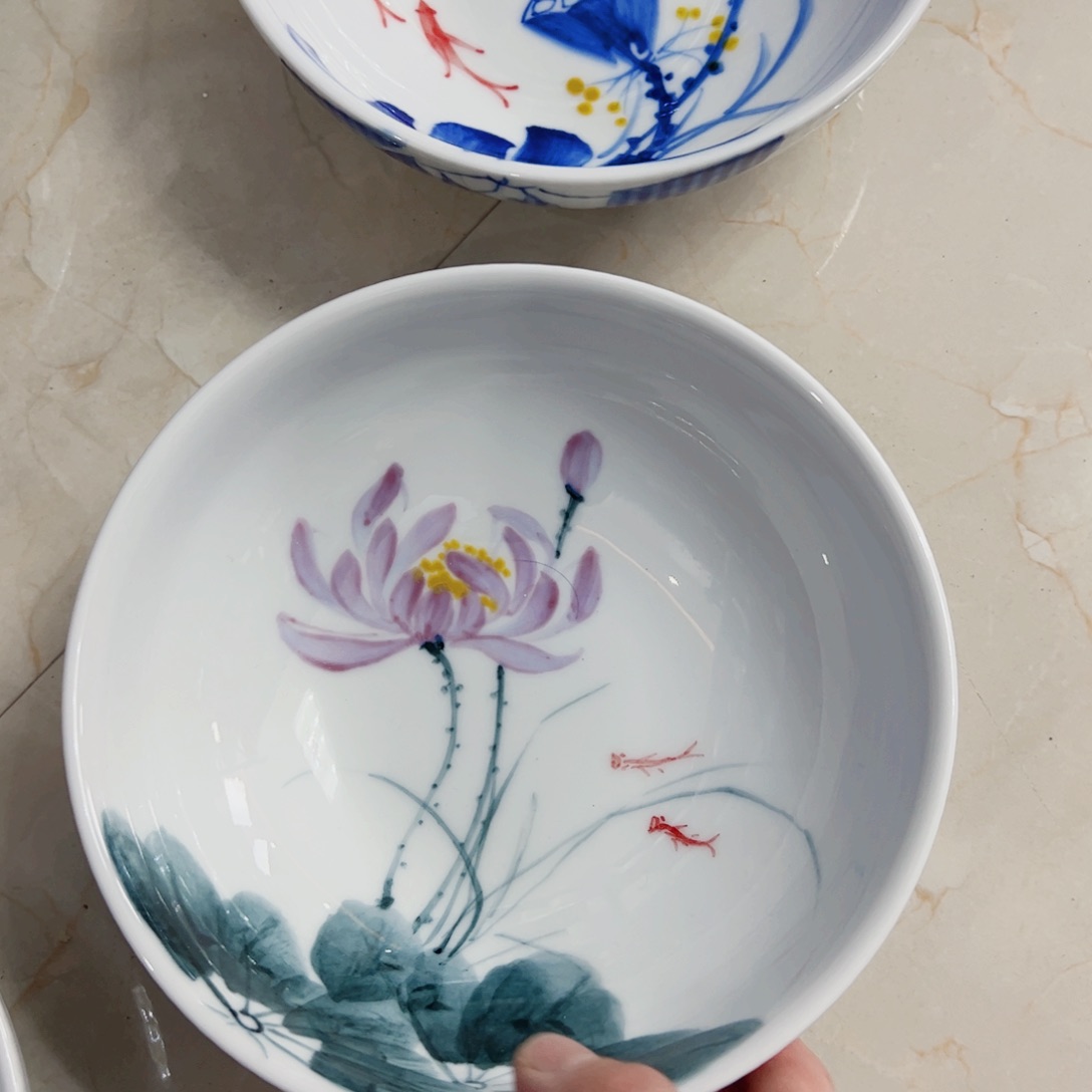 景德镇陶瓷手工手绘制作