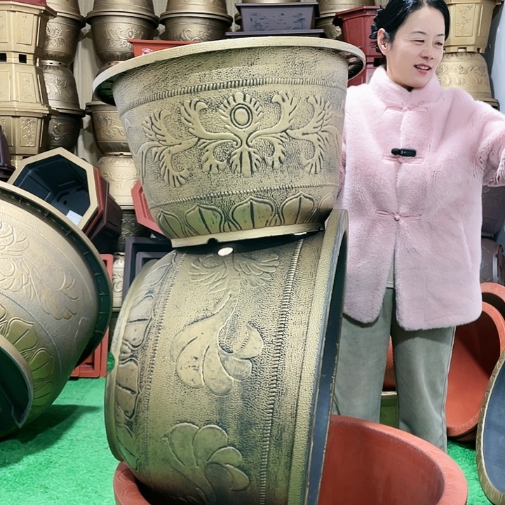 天***健圆盆古铜六零三个