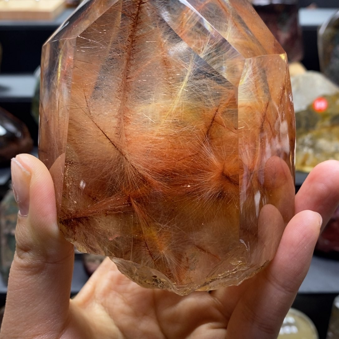 水晶摆件未镶嵌翁*摆件0000