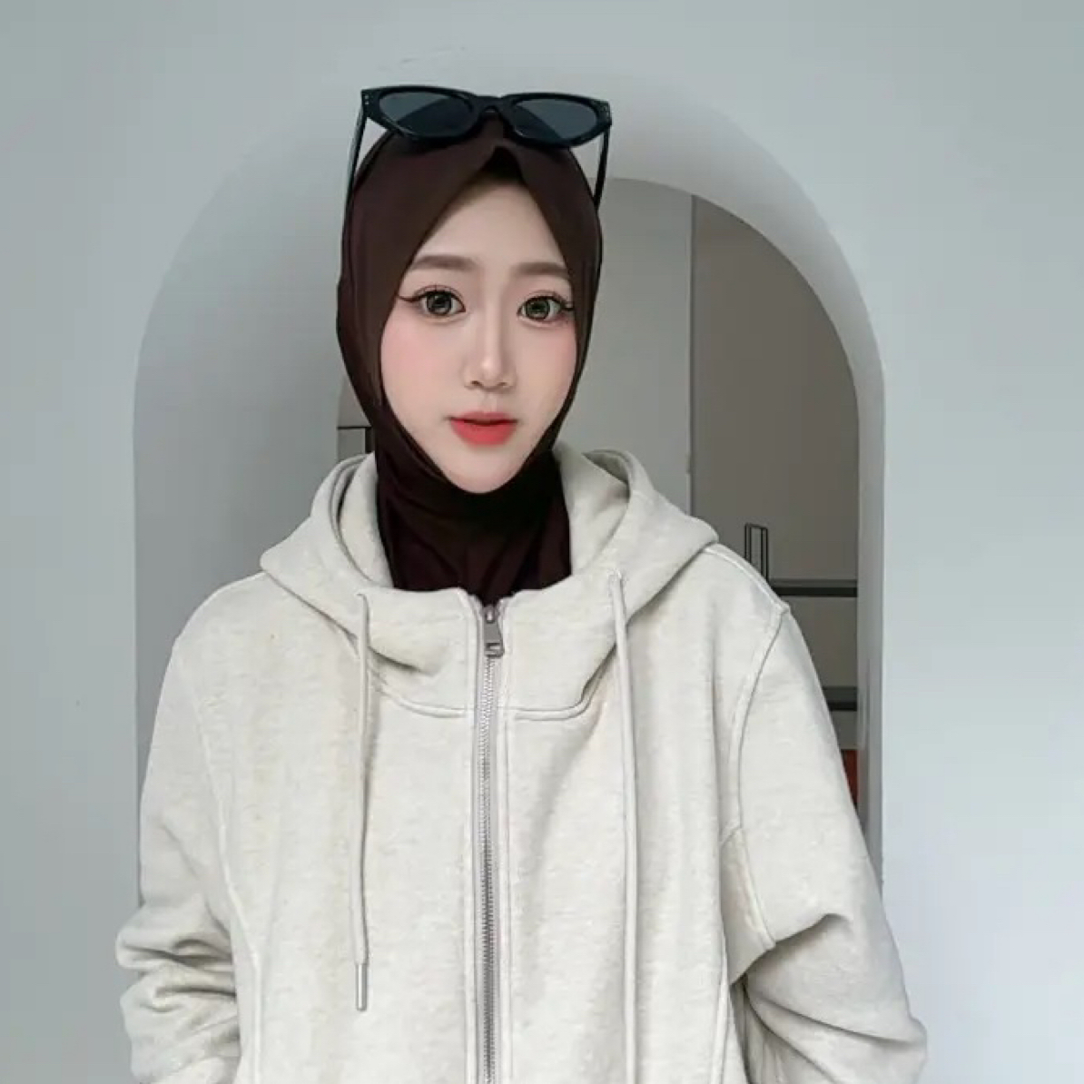 Mary.sr（无敌大爆款！）柔软针织透气女士包头舒适头套极简小头套